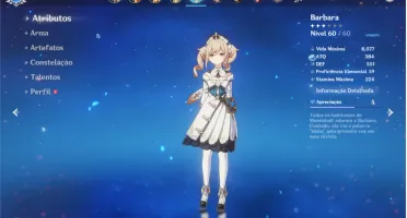Conta Genshin AR40 upada