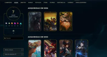 Bronze 2 com 75 Champs e 7 Skins