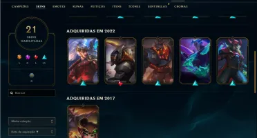 Conta De Lol E Valorant - Rank Diamante - Vandal Ancifogo