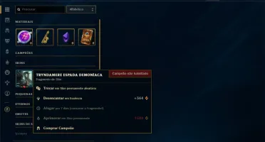Conta bronze 2 BARATA com 2 skins e 22 champs