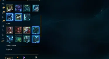 Conta lol plat1 63%win rate 25 champ 4skins