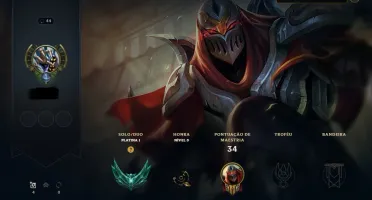Conta lol plat1 63%win rate 25 champ 4skins
