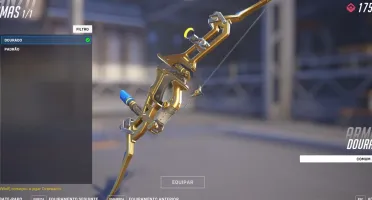 Conta OW2, 6 armas douradas e muitas skins