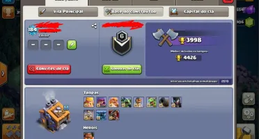 VENDO CONTA TOP DE CLASH OF CLANS