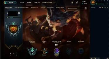 Conta League of Legends Platina 1