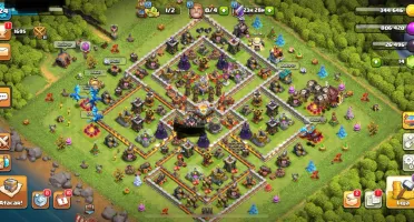 Conta Brawl 24 hipercargas + clash of clans cv 11 herois 48