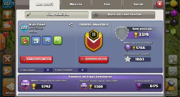 Conta Clash of Clans CV13 SEMI FULL