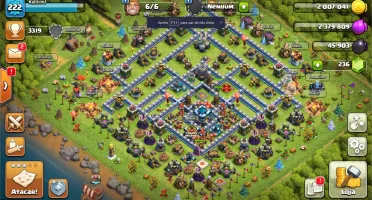 Conta Clash of Clans CV13 SEMI FULL