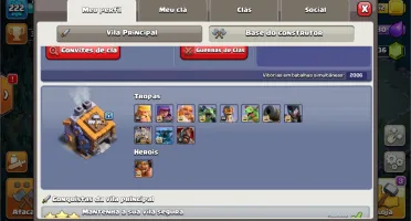 Conta Clash of Clans CV13 SEMI FULL