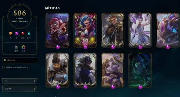 Conta lol 500 skins