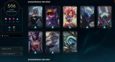 Conta lol 500 skins