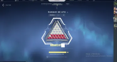 Conta valorant ex-radiante 3400 reais skins