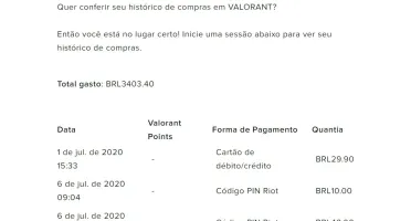 Conta valorant ex-radiante 3400 reais skins