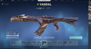 Conta valorant ex-radiante 3400 reais skins