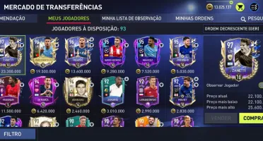 Vendo conta do FIFA mobile com ger 104 ótimo time