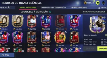 Vendo conta do FIFA mobile com ger 104 ótimo time