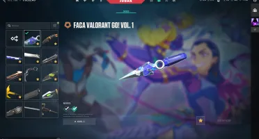 Conta de valorant imortal episodio 8 com 20 skins de vandal