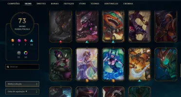 Conta de lol d4 com 3 skins utimate