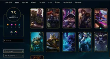 Conta de lol d4 com 3 skins utimate