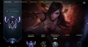 Conta de lol d4 com 3 skins utimate