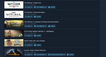 Conta STEAM 44 Jogos