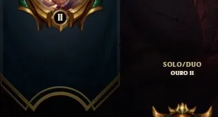 Conta GOLD 2 165 skin LOL