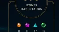 Conta GOLD 2 165 skin LOL