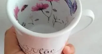 Caneca de Porcelana Mãe Amo Você - 240 ml