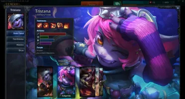 CONTA GOLD V / 1 SKIN RARA / BORDA GOLD