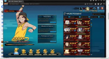 CONTA NARUTO ONLINE, SV 20, 803K DE FC MADARA EDO FULL DESP
