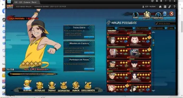 CONTA NARUTO ONLINE, SV 20, 803K DE FC MADARA EDO FULL DESP