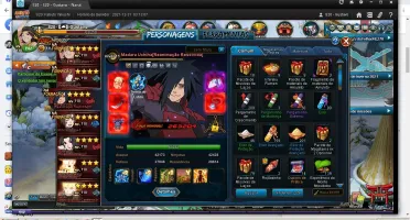 CONTA NARUTO ONLINE, SV 20, 803K DE FC MADARA EDO FULL DESP