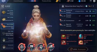 Mir4 ARBALISTA Nivel 76 com 82k de CP 1 pet épico.
