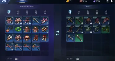 Mir4 ARBALISTA Nivel 76 com 82k de CP 1 pet épico.