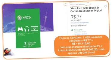Lista de Fornecedores Secretos de Gift Cards + Gerador