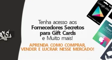 Lista de Fornecedores Secretos de Gift Cards + Gerador