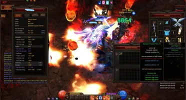 MU ONLINE WEBZEN HELHEIM DW 665 COM SET ANUBIS + 15 + BARNAK