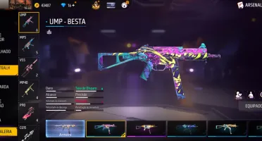 Conta de free fire gemada