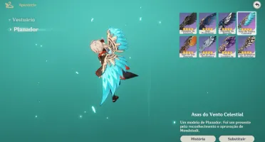Conta WHALE Genshin Impact Endgame AR 57 (Ayaka + Mist e +)