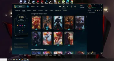 CONTA LOL MAIS DE 290 SKINS