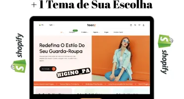 Tema Shopify Teenz + Atualizações e Bônus