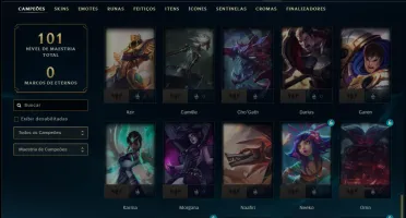 Prata 3 com 65 Champs e 8 Skins