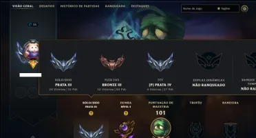 Prata 3 com 65 Champs e 8 Skins