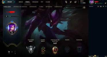 Conta de lol barata MMR ALTO