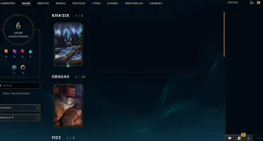 Conta de lol barata MMR ALTO