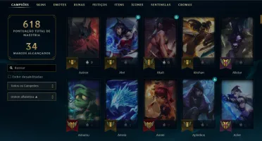 Conta League Of Legends Diamante 4