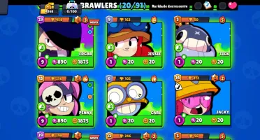 Conta Brawl Stars com 4.368 Troféus| 2 Lendários + 2 Míticos