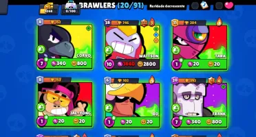 Conta Brawl Stars com 4.368 Troféus| 2 Lendários + 2 Míticos