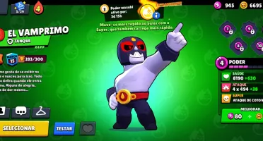 Conta Brawl Stars com 4.368 Troféus| 2 Lendários + 2 Míticos
