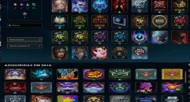 Conta 142 SKIN Todos Campeões , 7 cromas